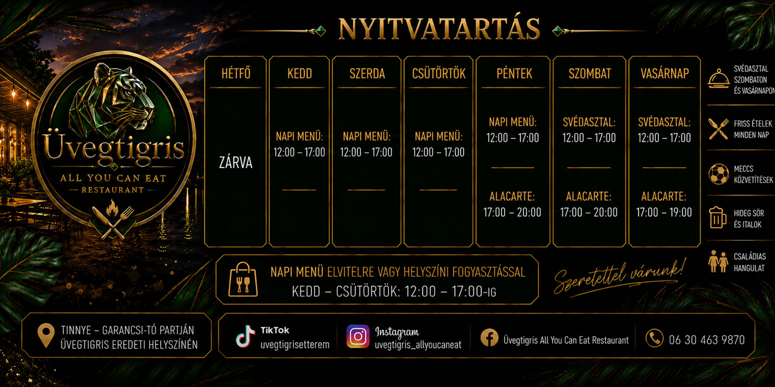 Megújult nyitvatartással