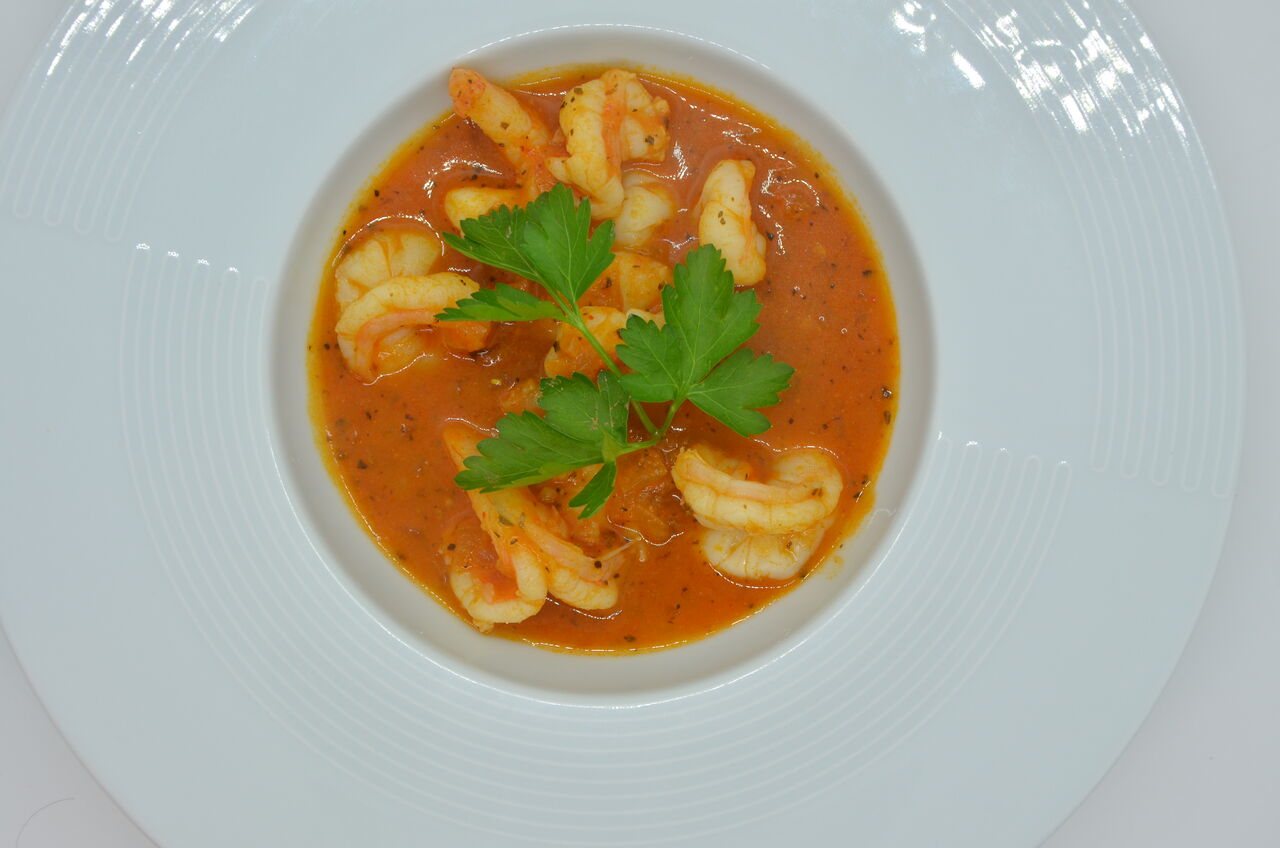 Scampis à la façon de L'Oriental