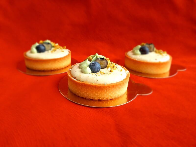 Tartaletki pistacjowe/pralina czekoladowa