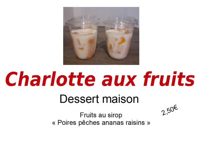 dessert faits maison