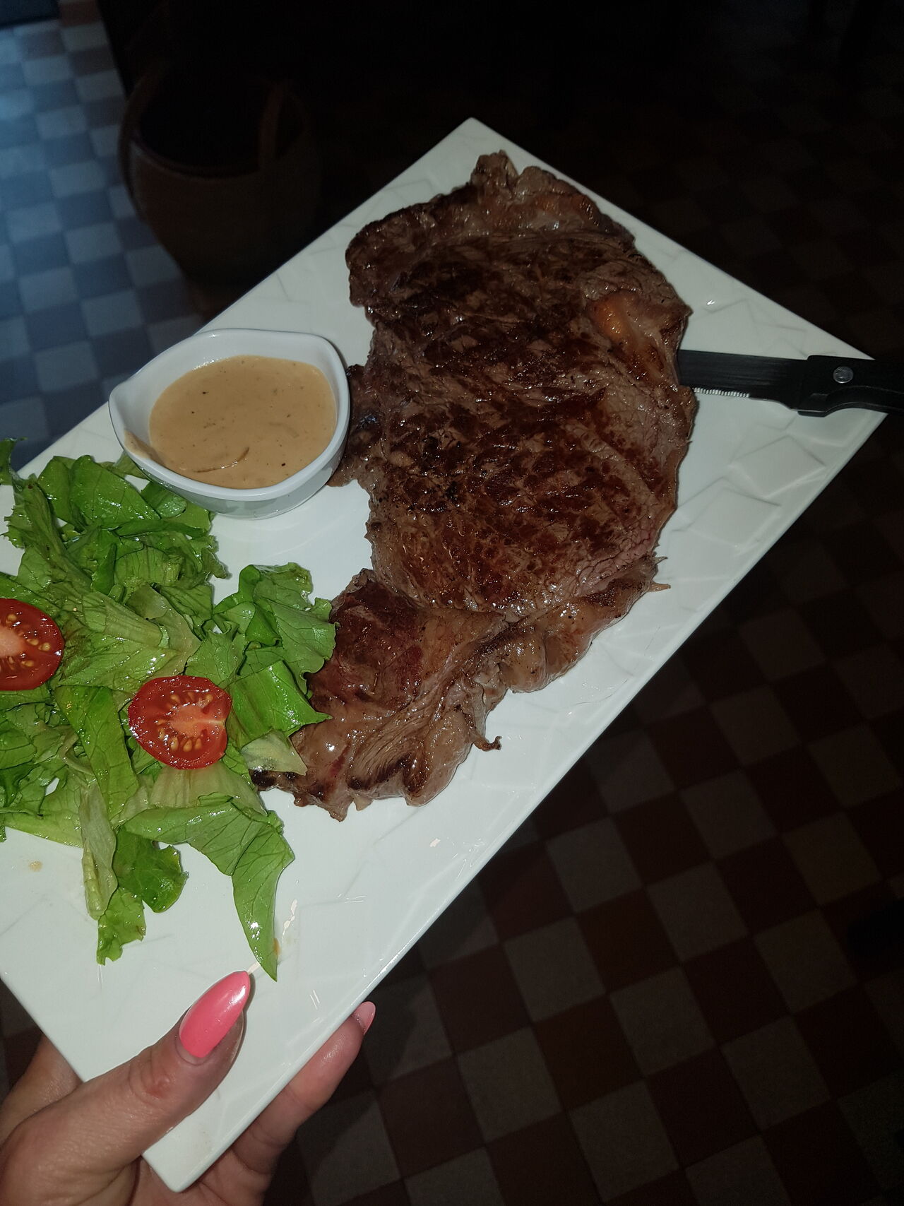 Faux Filet sauce au Rhum 