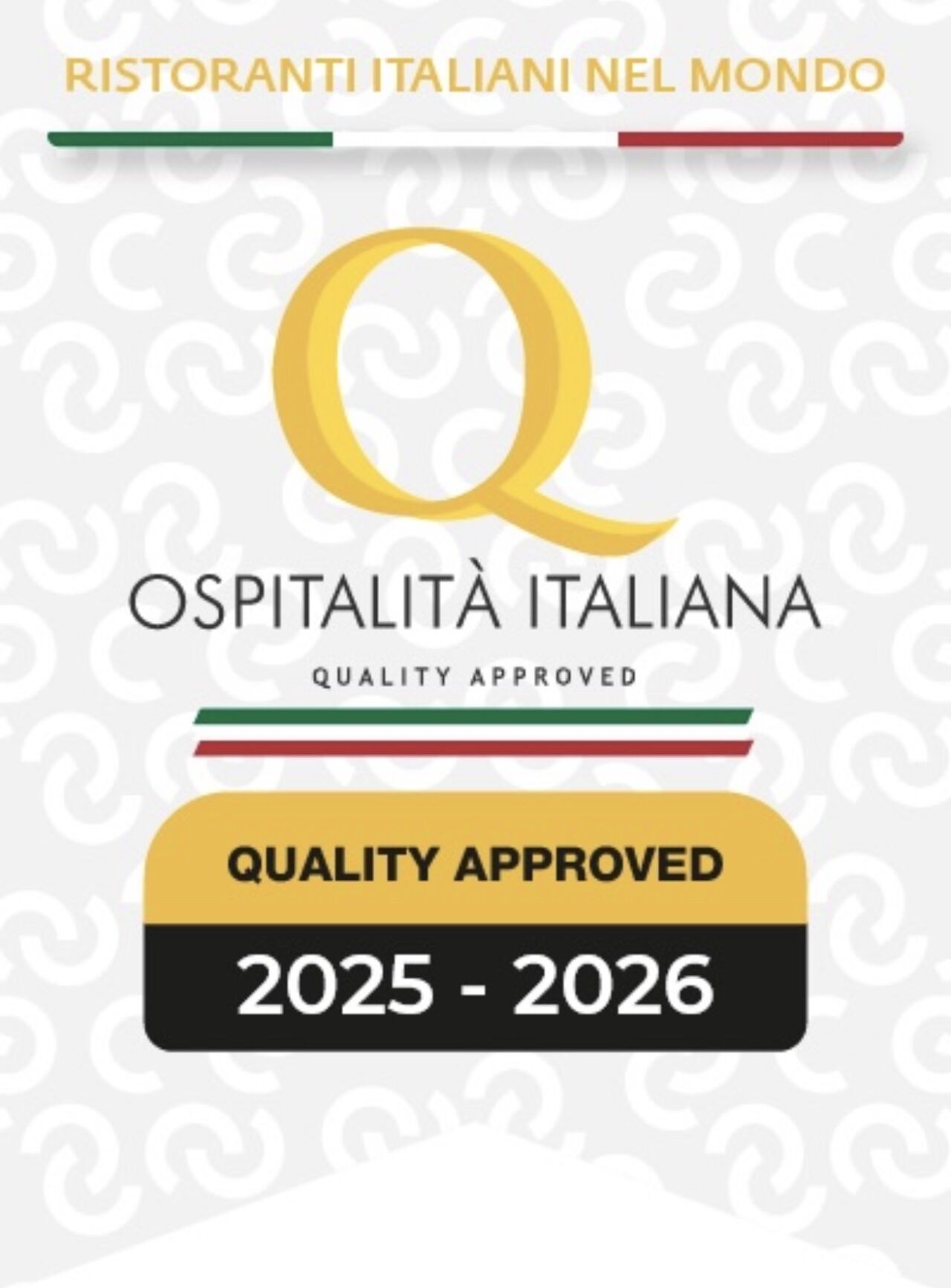 Ospitalità Italiana award 🇮🇹