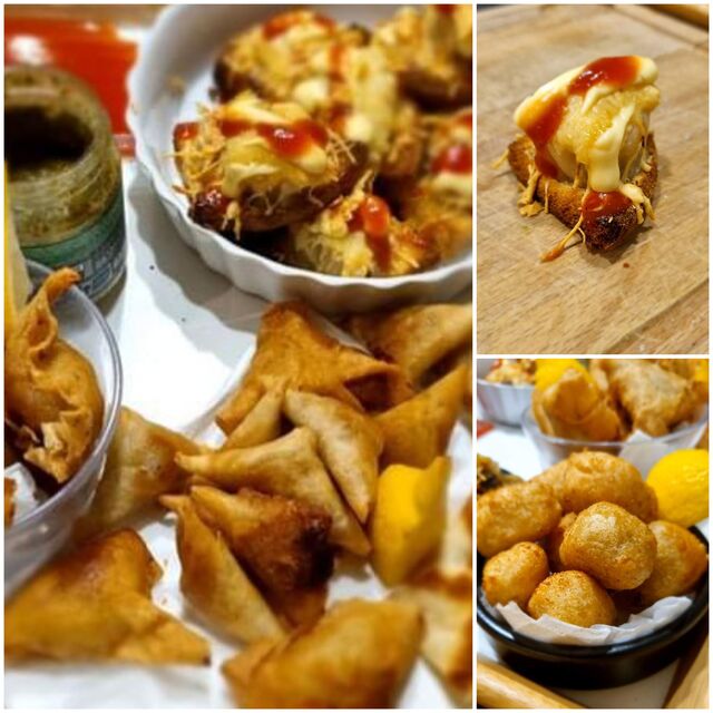 Tapas des îles 6,5€ les 12 pièces 