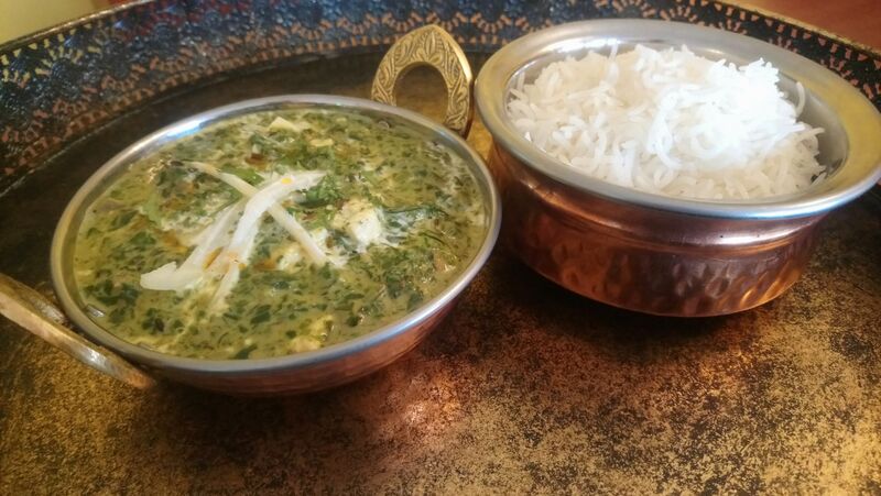 Palak paneer ? ser indyjski w sosie szpinakowym 