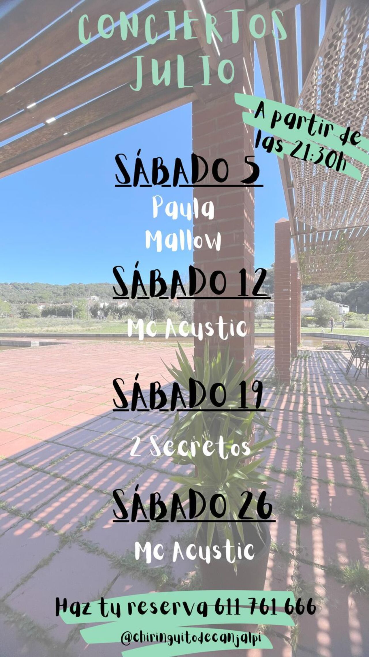 Conciertos de verano 2025