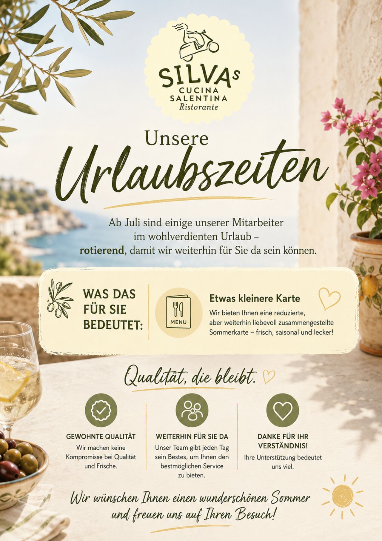 Urlaubszeiten