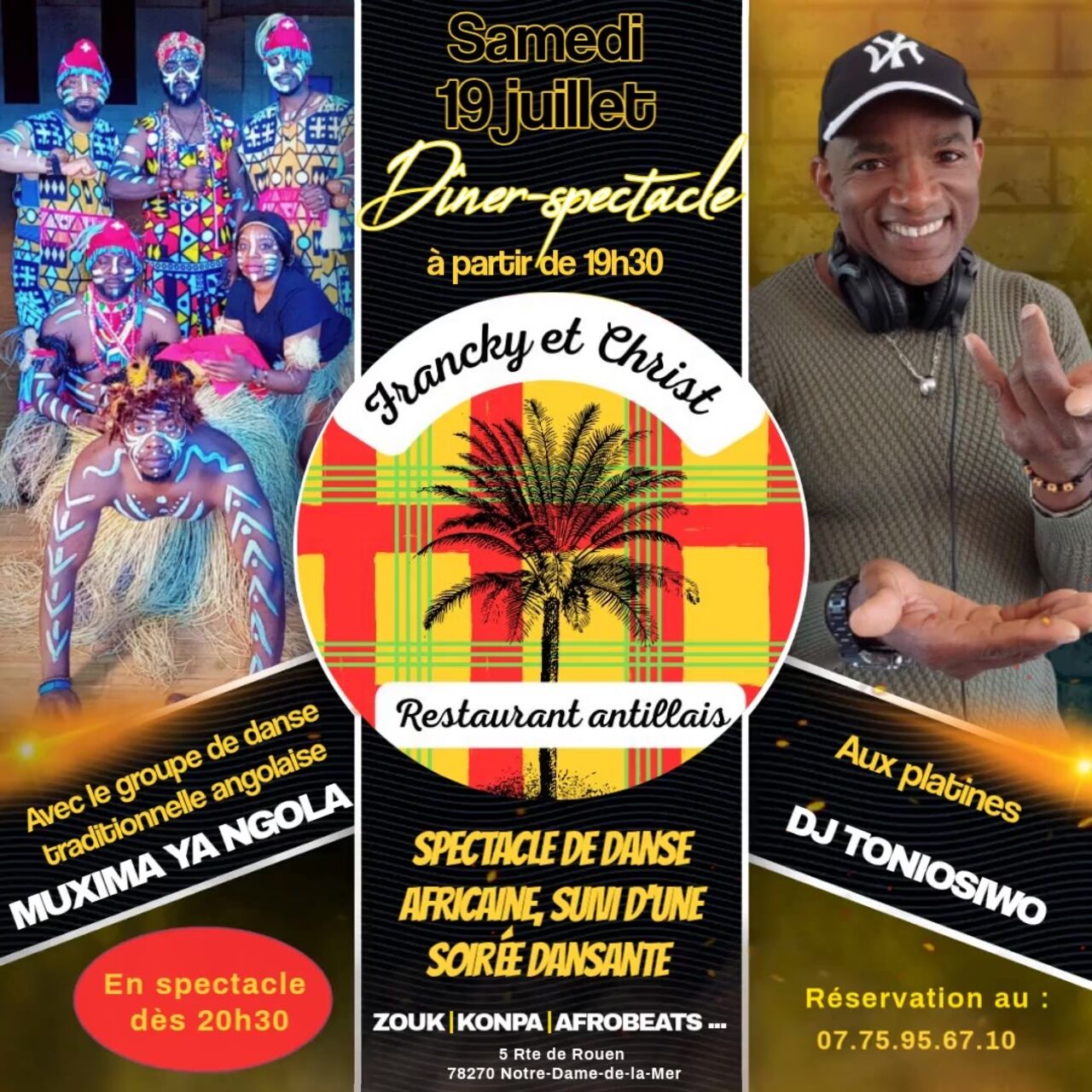 Chez Francky et Christ, restaurant antillais