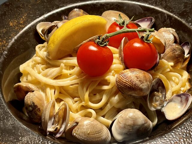 Linguines aux palourdes crème de citron