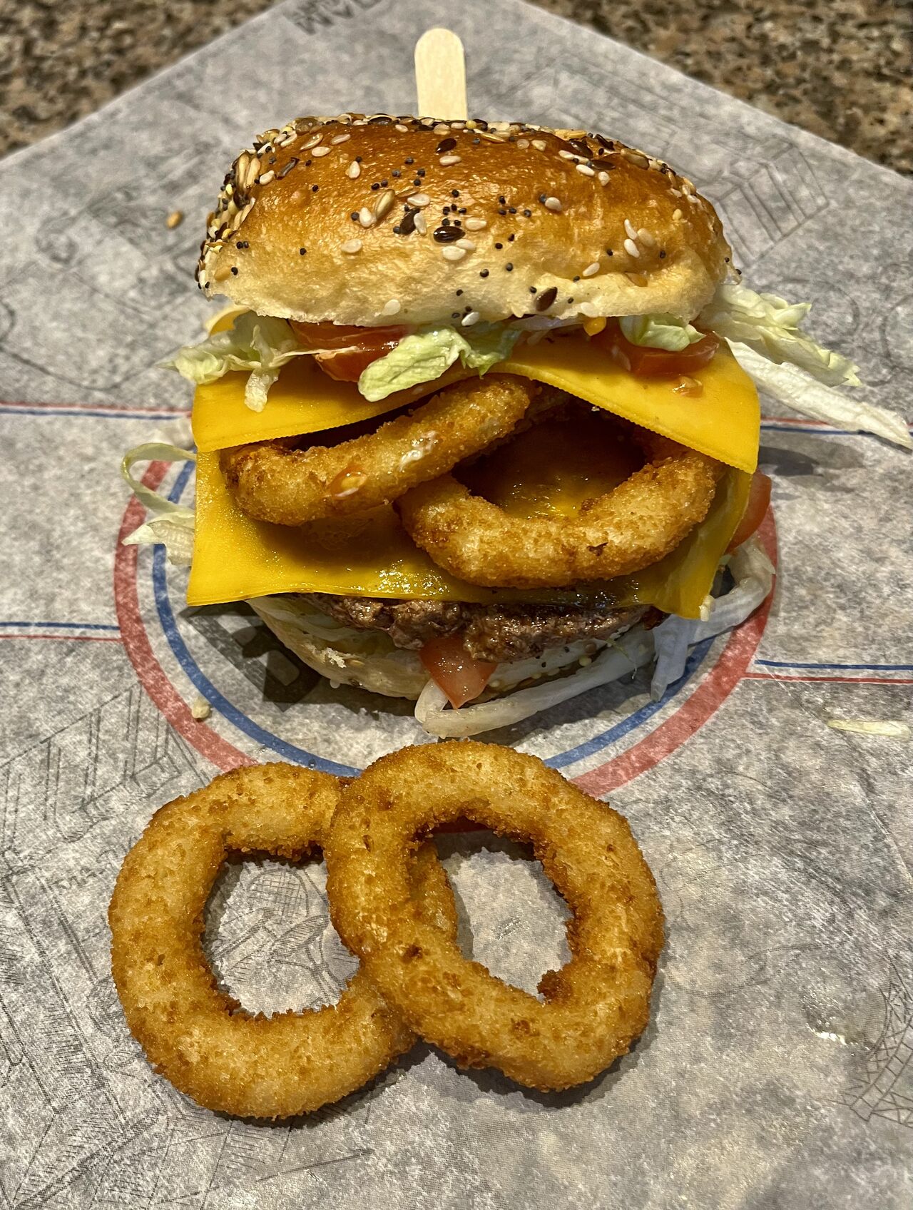 le Rings burger