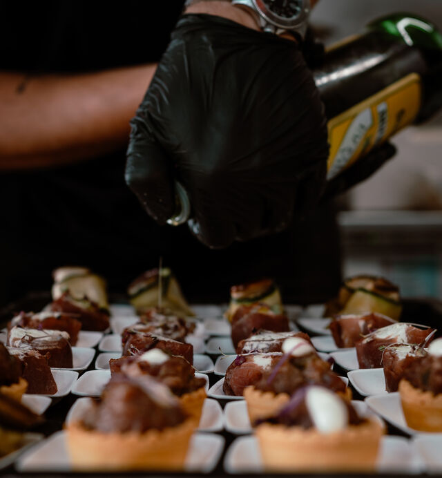 Tartar di manzo finger food