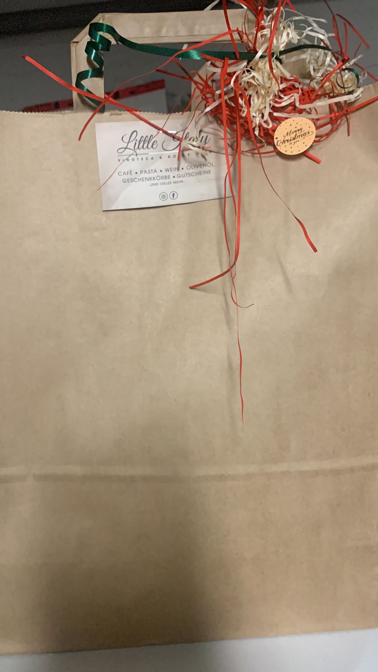 Geschenktüte für Erzieherinnen zu Weihnachten 