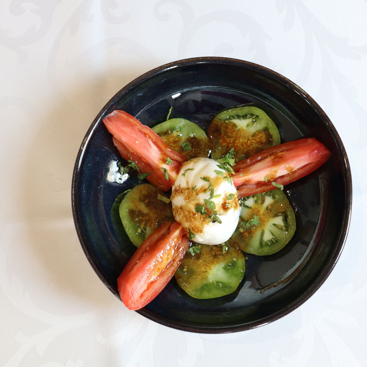 Burrata et ses tomates