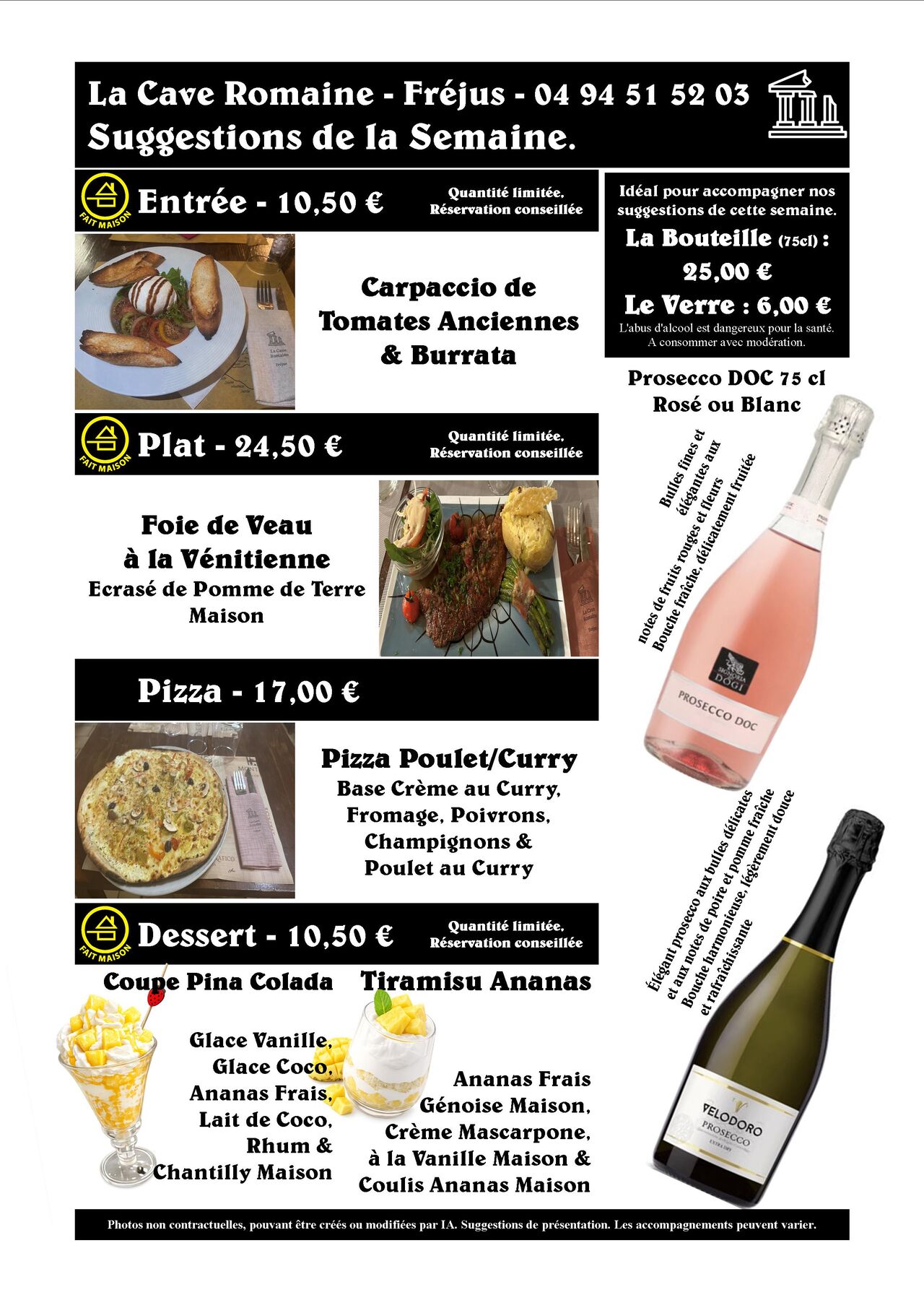 Suggestions de la Semaine