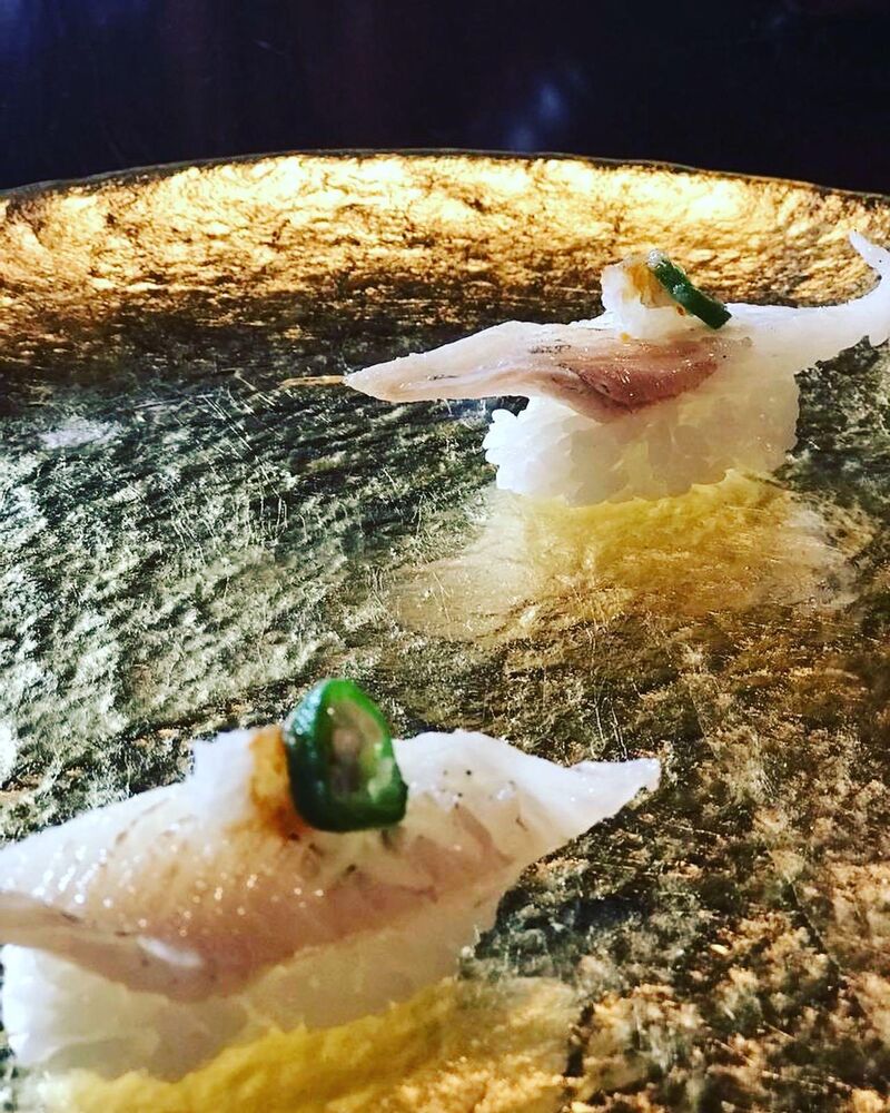 NIGIRI E PESCADO BLANCO MADURADO