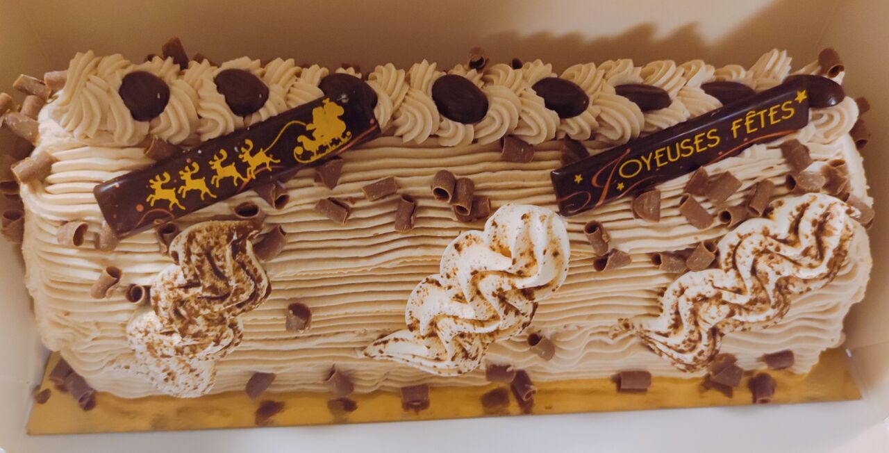 Bûche chocolat croustillante 