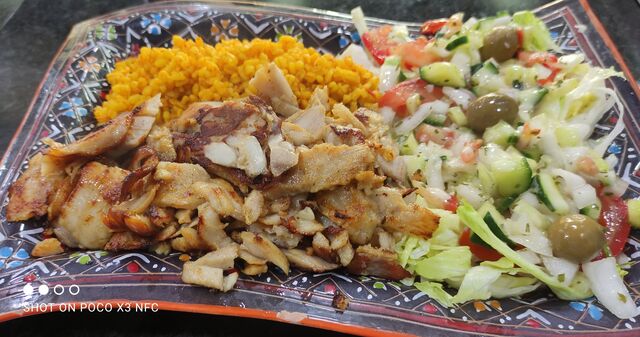 Le plat généreux : Assiette au kebab poulet! 