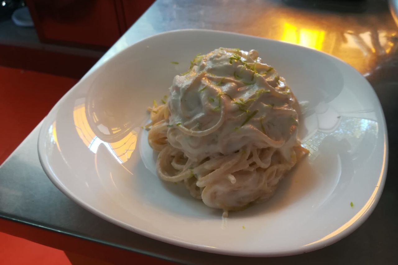 Trenette ricotta e lime