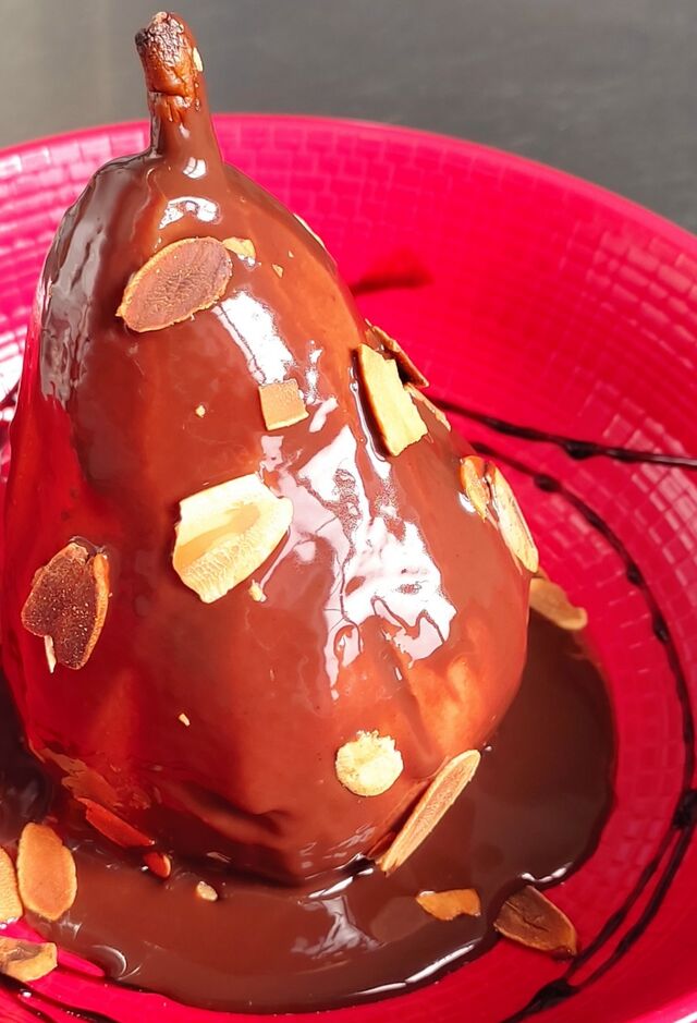 Poire choco-amandes