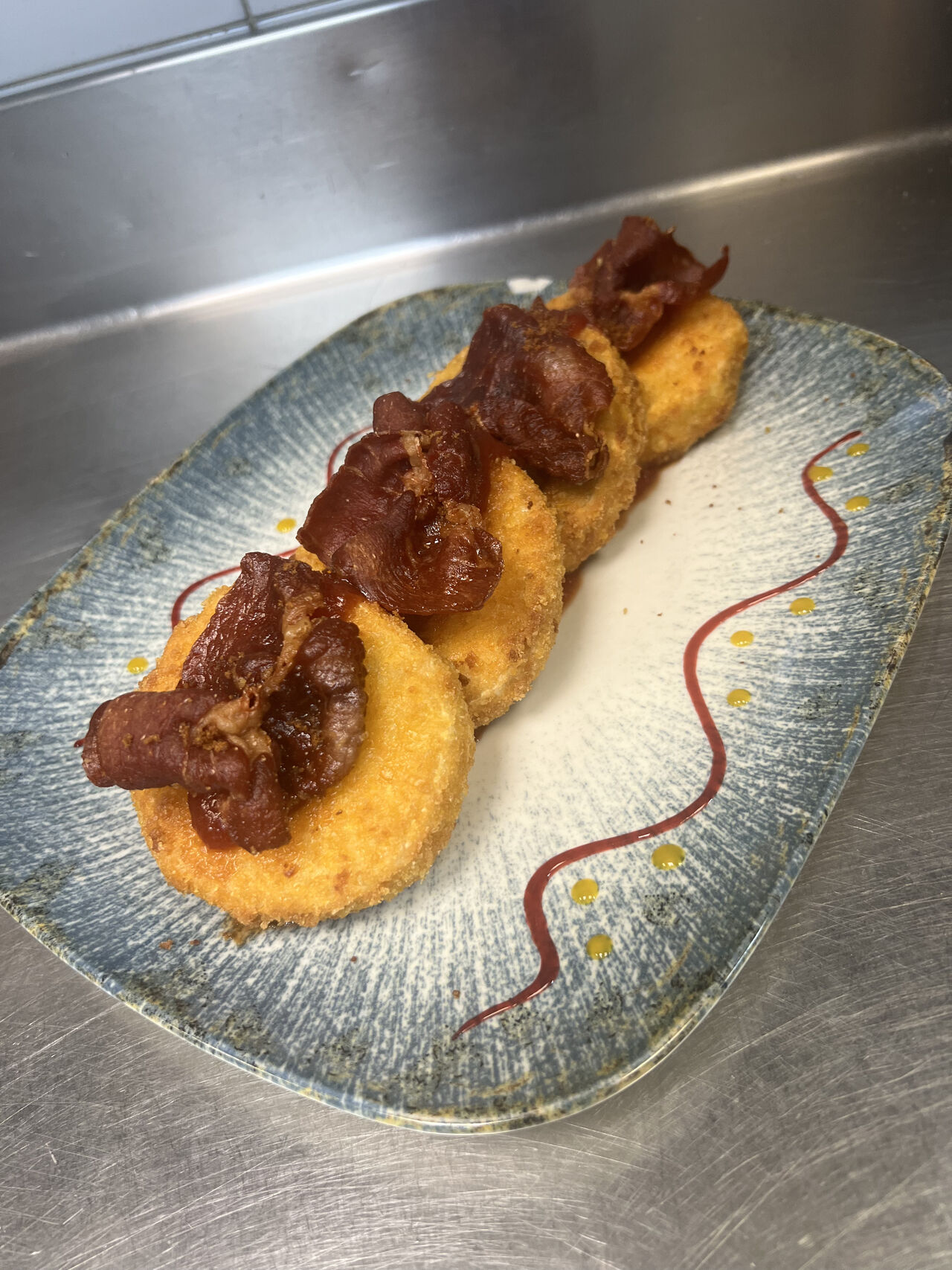 Fritos de queso de cabra