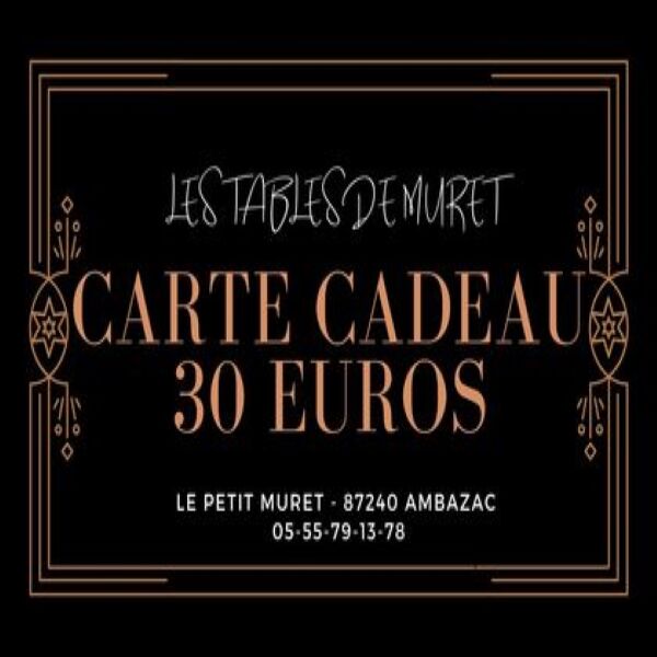 La carte cadeau! C'est l'idée pour offrir un bon resto