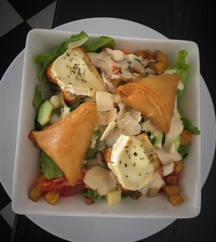 Notre salade fromagère