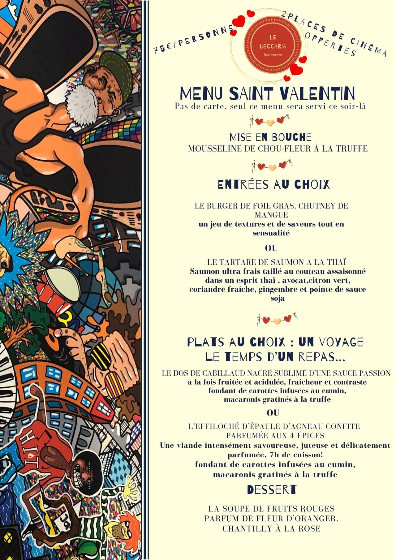 MENU SAINT VALENTIN