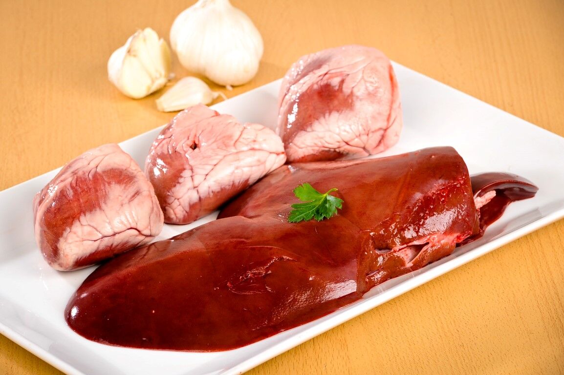 Foie et coeur d'agneau 6.50 € / kg