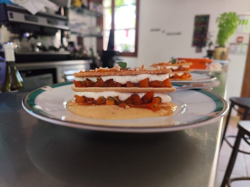 Mille feuilles abricots