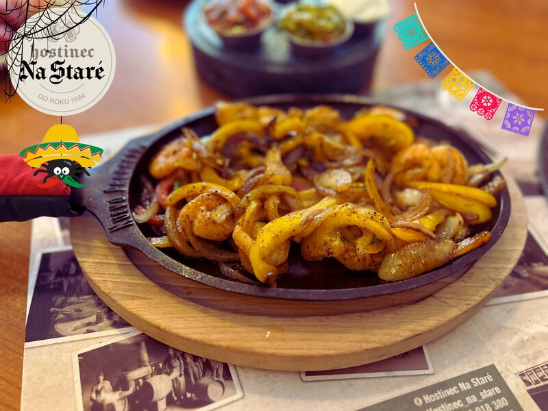 Krevetové fajitas - Mexiko - Halloween víkend 