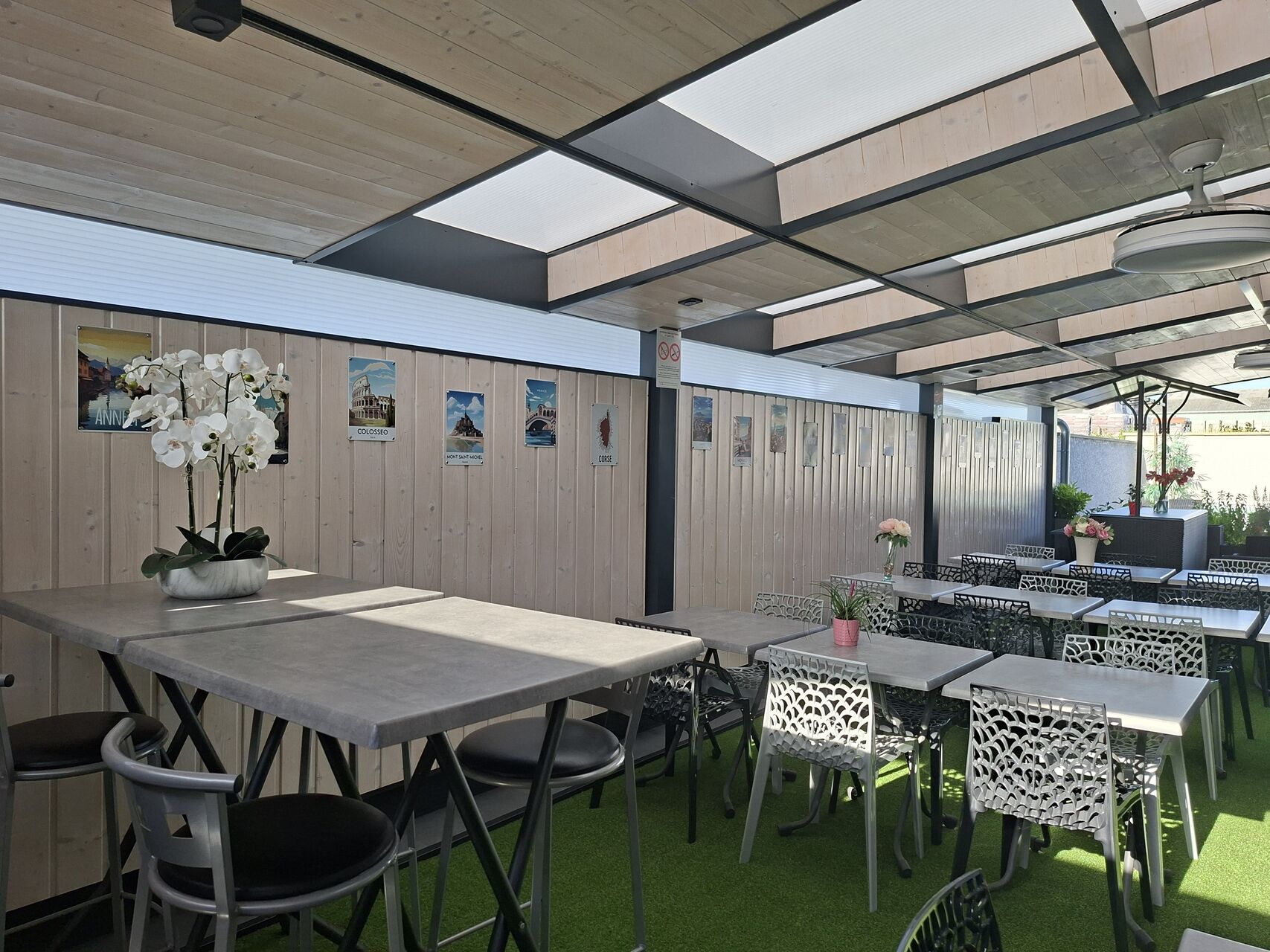 Ouverture de notre nouvelle terrasse
