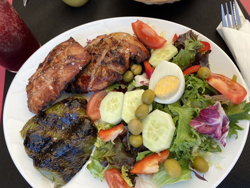 Pluma ibérica con guarnición 