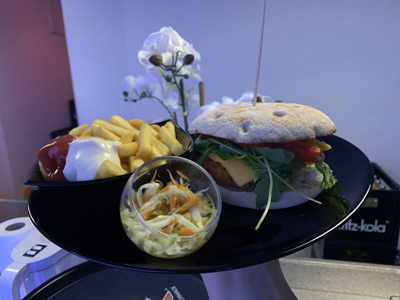 02. Cheeseburger mir karamellisieren Zwiebeln