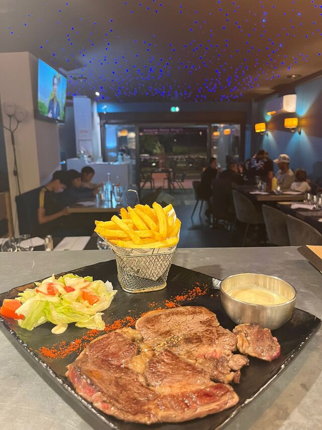 Entrecôte grillée et sa sauce au choix