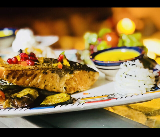 Gegrillter Lachs a lá MarrakecH