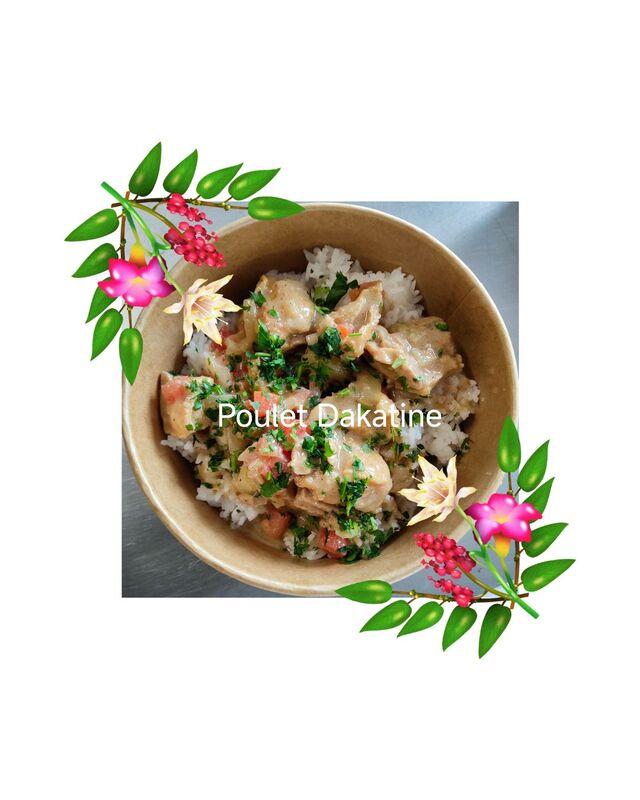 Poulet dakatine (pâte de cacahuète)