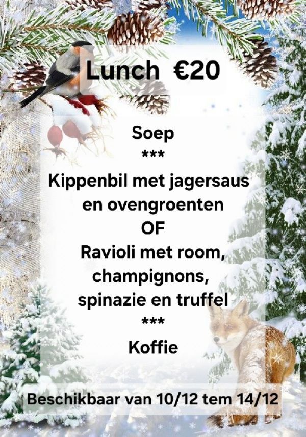 Lunch week 10 december