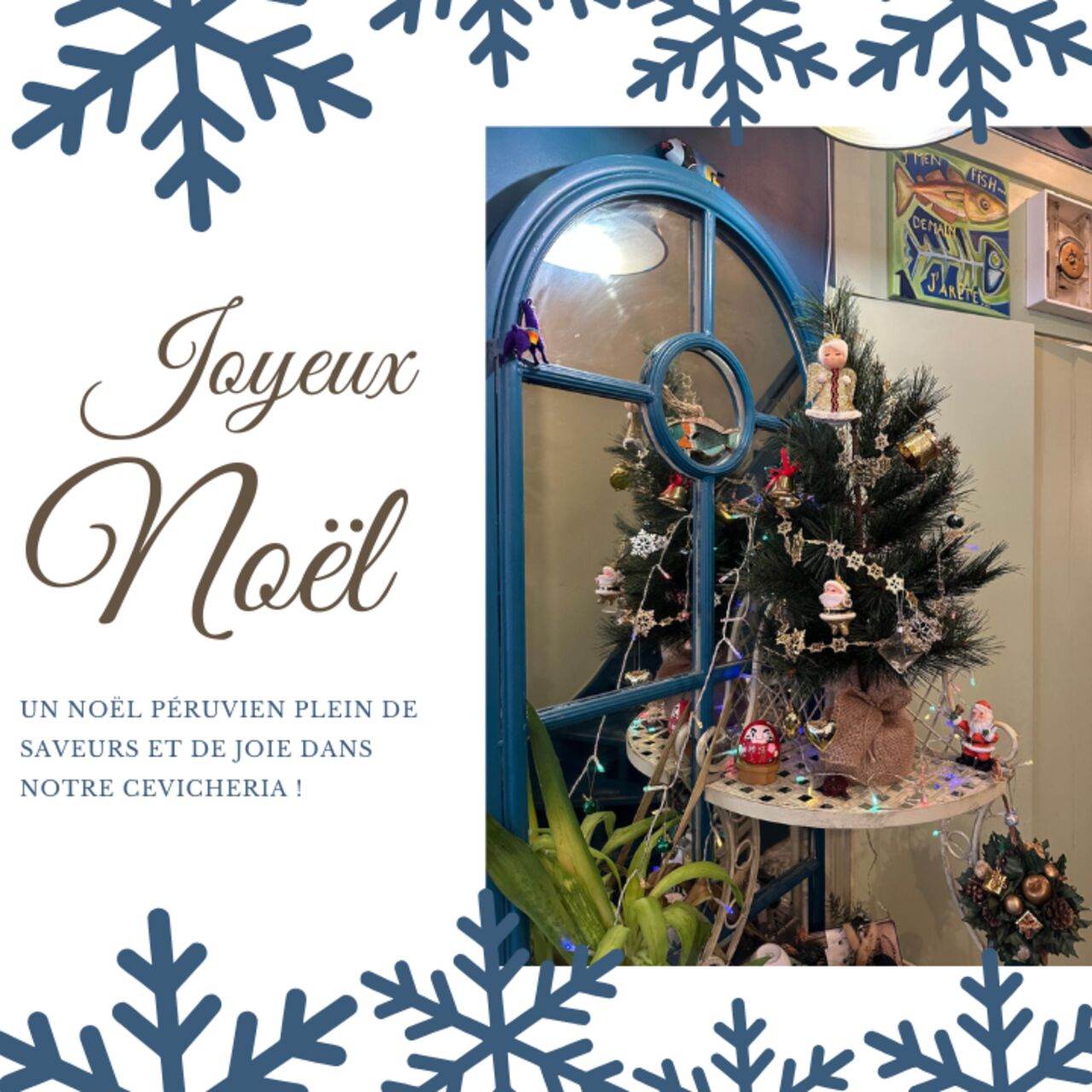 Petit Pacifico Paris vous souhaite un joyeux Noël !