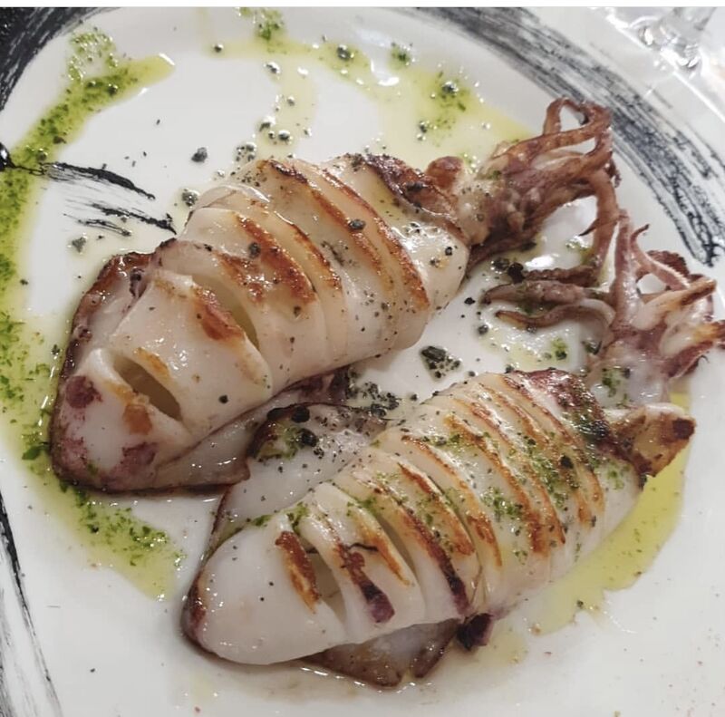 Calamar a la plancha