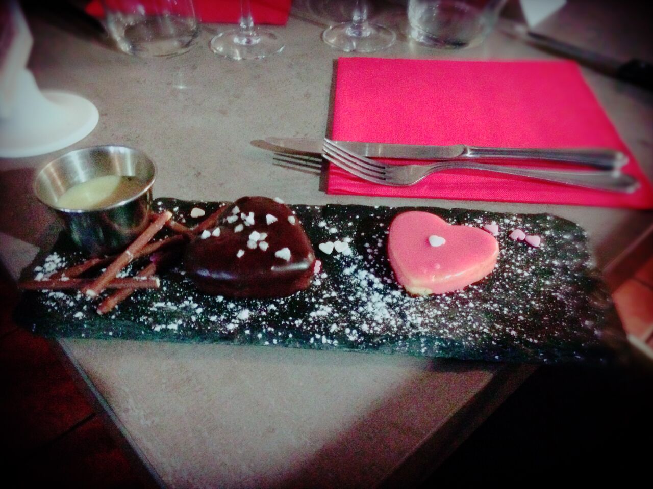 Dessert de St Valentin