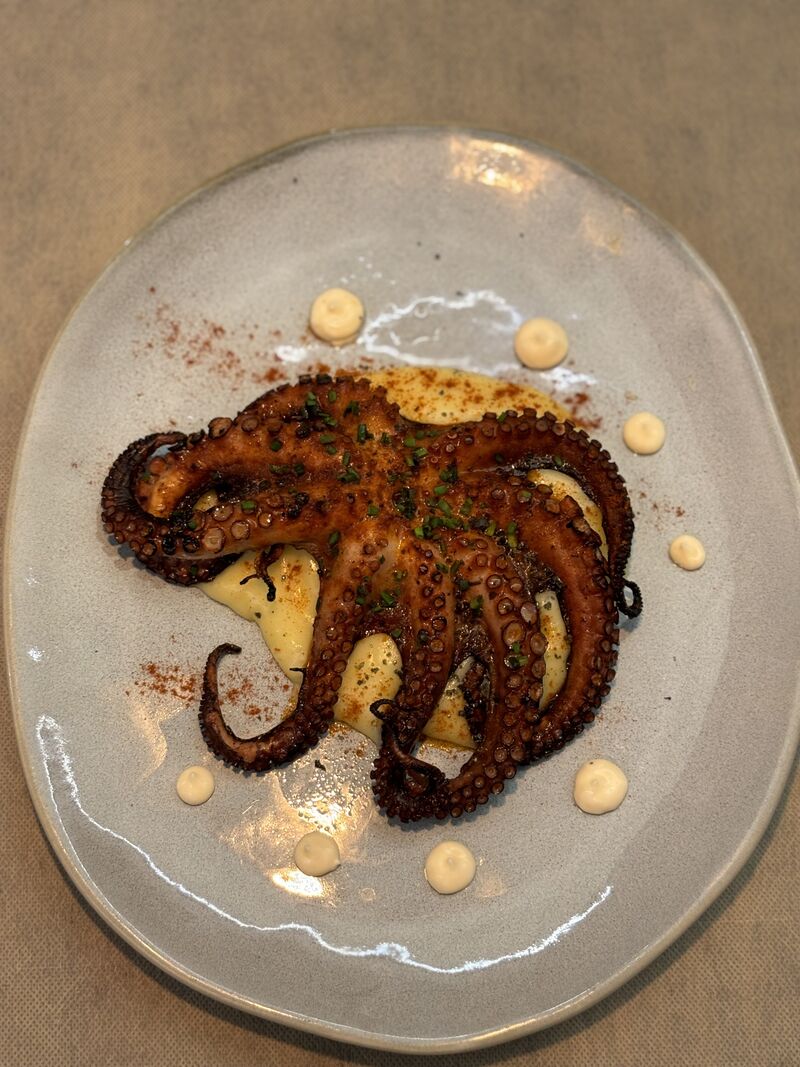 Pulpo al parmentier
