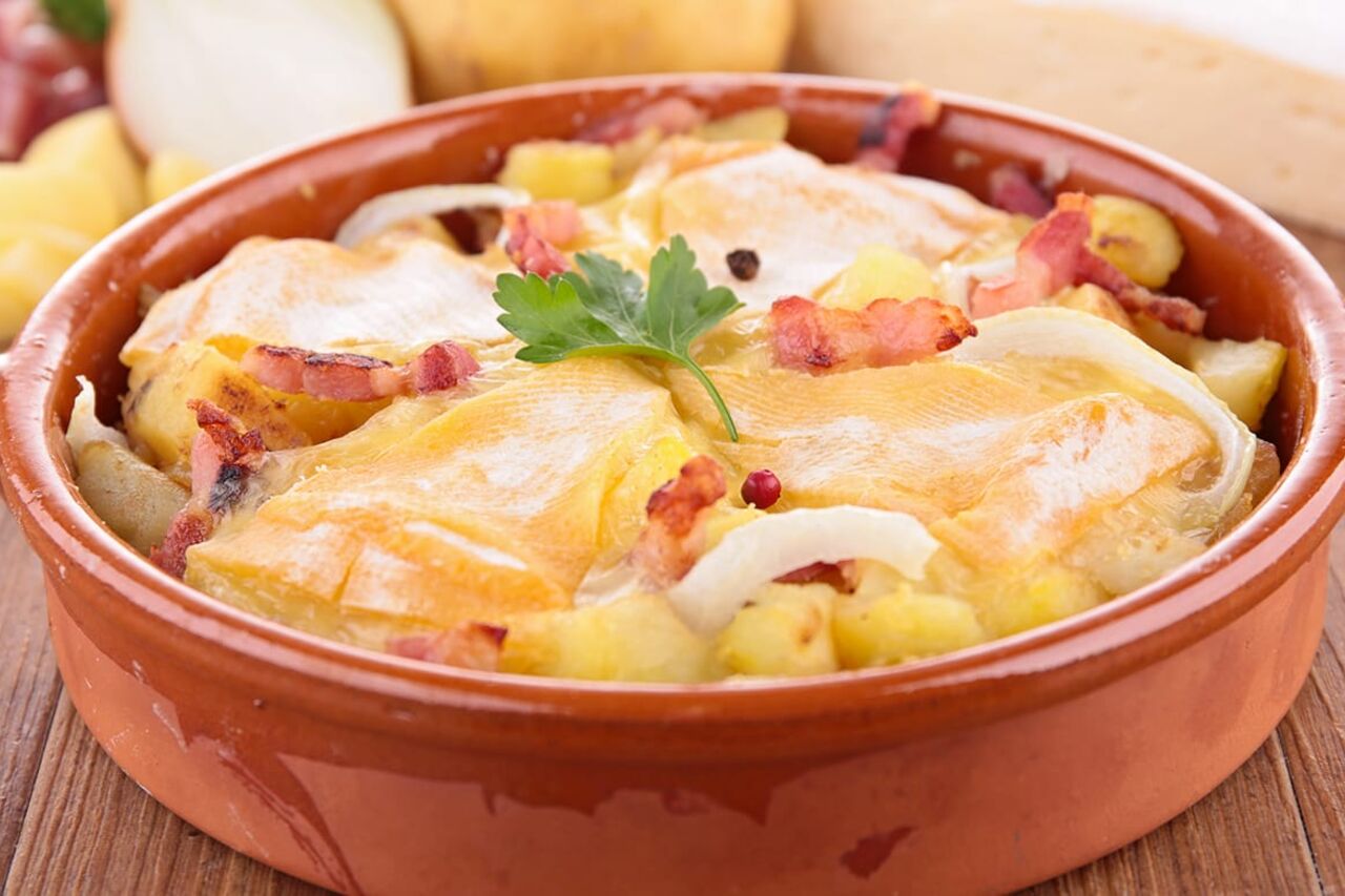 En hiver c'est la tartiflette...