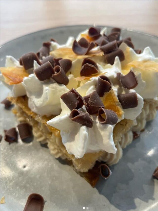 Mille feuilles à la fève Tonka