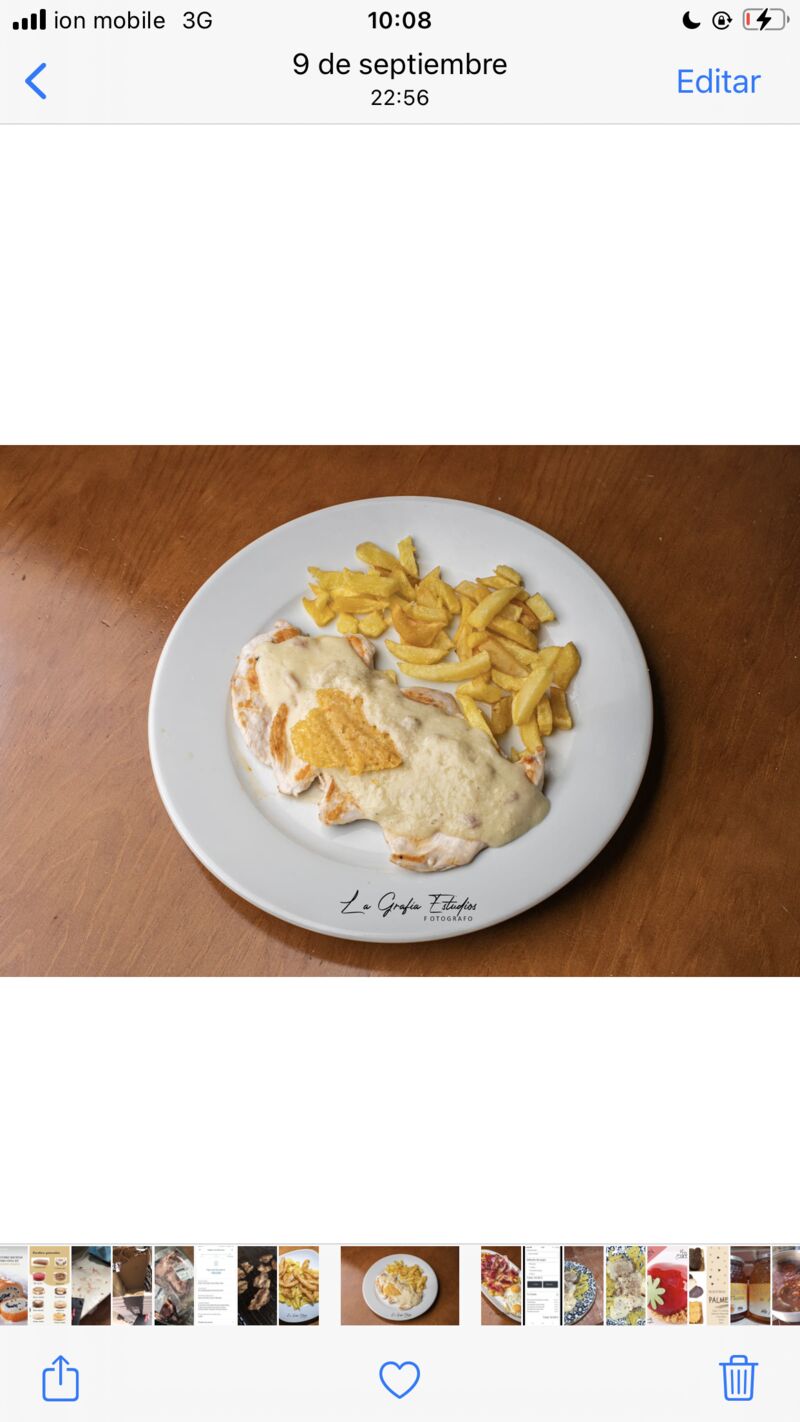 Pechuga a la carbonara 