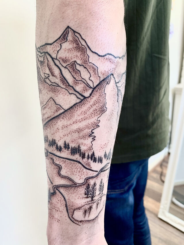 Berglandschap - voor Nathan