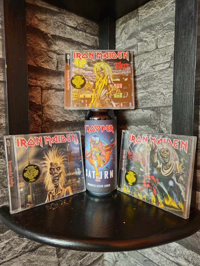 Pivo TROOPER SATURN od IRON MAIDEN,nyní i u nás v PARLAMENTU...!!!!!!