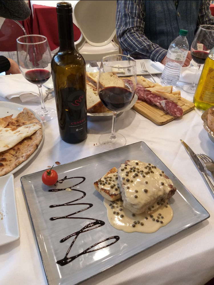 Filetto al pepe verde