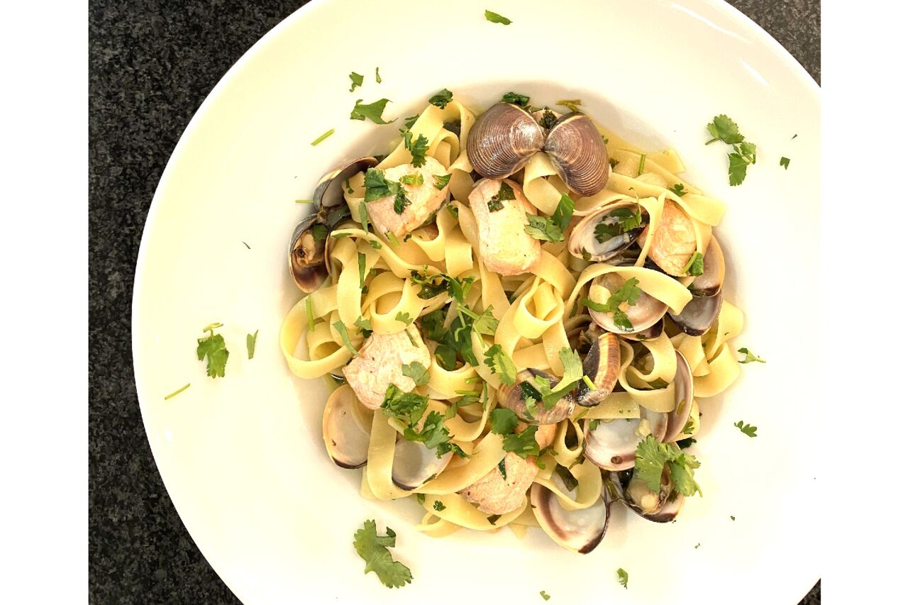 Outro clássico da nossa Carta | Other Menu's classic - Tagliatelle de Salmão à Bulhão Pato