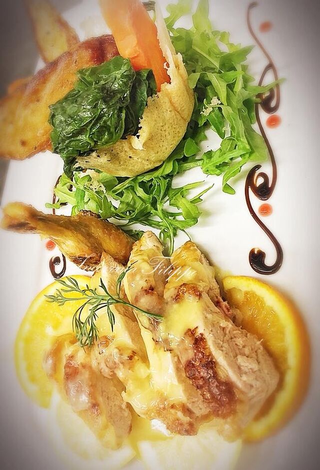 Faraona all‘ arancia 