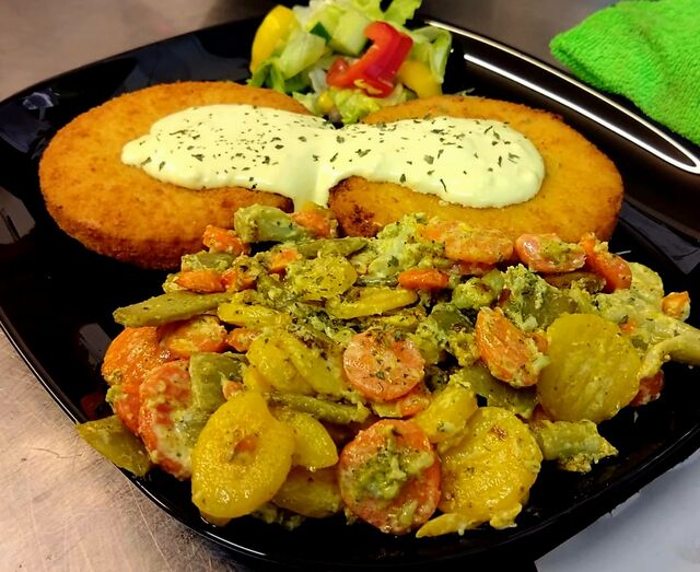 Blumenkohl-Käse-Medaillons