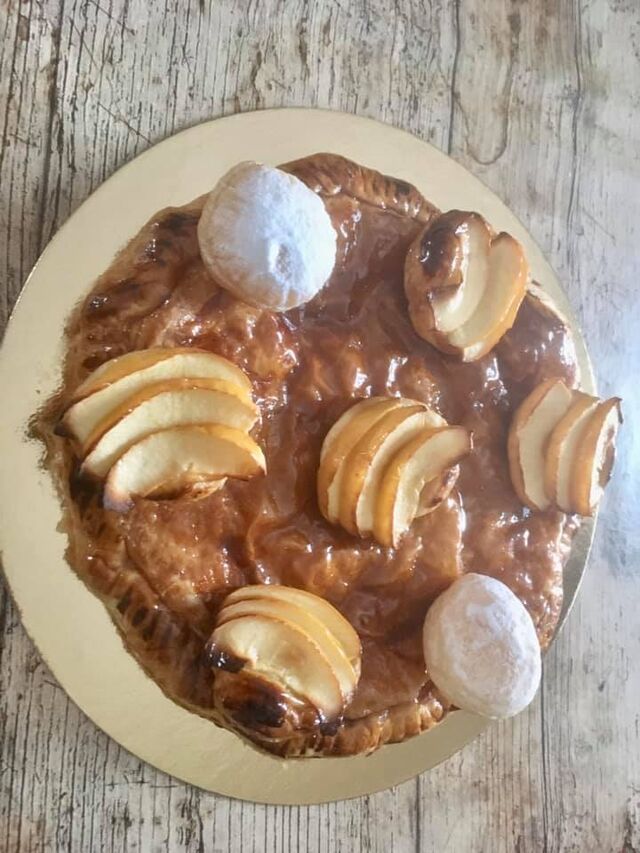 EPIPHANIE : galette à la compote de pommes maison